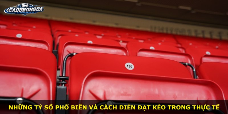 Những tỷ số phổ biến và cách diễn đạt kèo trong thực tế