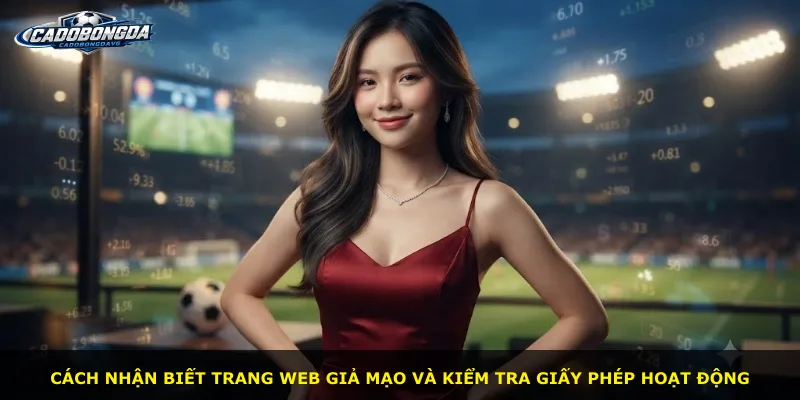 Cách nhận biết trang web giả mạo và kiểm tra giấy phép hoạt động