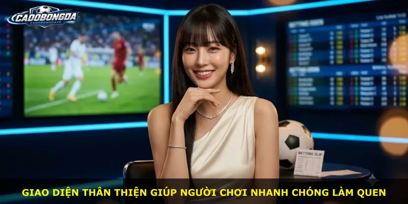 Giao diện thân thiện giúp người chơi nhanh chóng làm quen