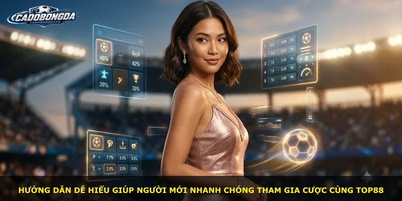 Hướng dẫn dễ hiểu giúp người mới nhanh chóng tham gia cược cùng Top88