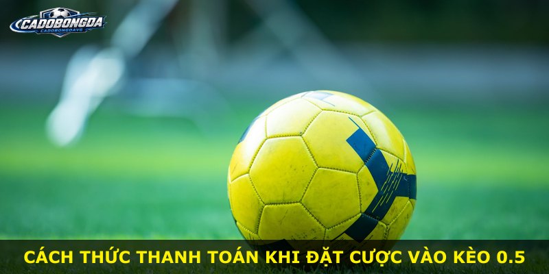 Cách thức thanh toán khi đặt cược vào kèo 0.5