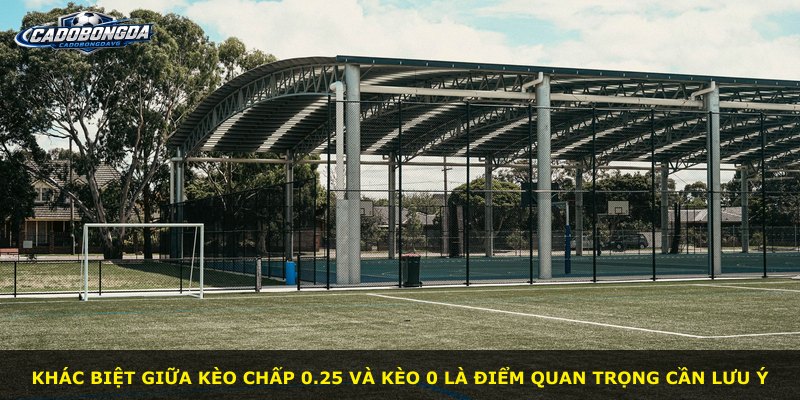 Khác biệt giữa kèo chấp 0.25 và kèo 0 là điểm quan trọng cần lưu ý