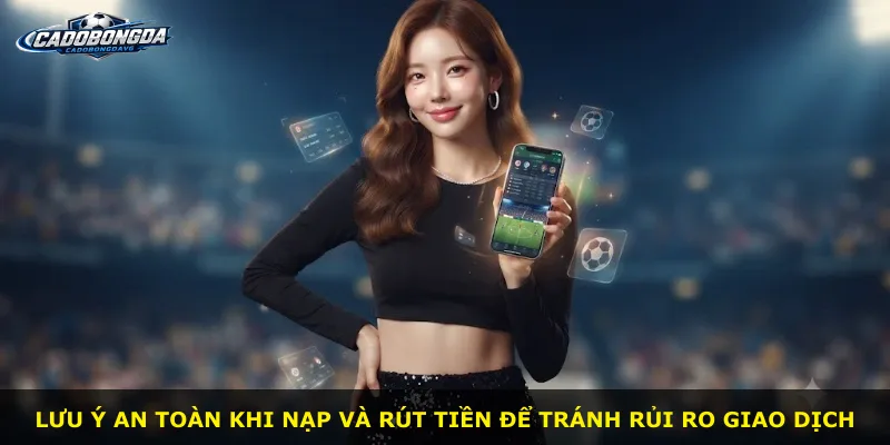 Lưu ý an toàn khi nạp và rút tiền để tránh rủi ro giao dịch