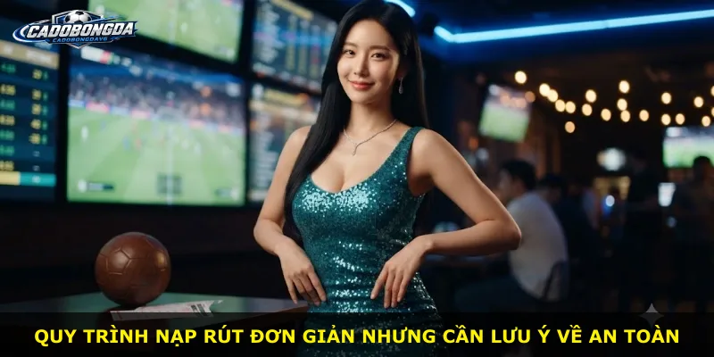 Quy trình nạp rút đơn giản nhưng cần lưu ý về an toàn