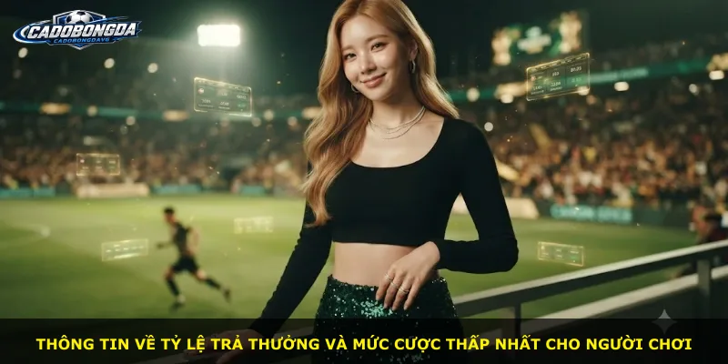 Thông tin về tỷ lệ trả thưởng và mức cược thấp nhất cho người chơi
