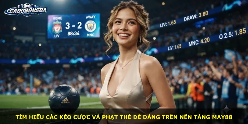 Tìm hiểu các kèo cược và phạt thẻ dễ dàng trên nền tảng May88